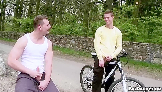 Steamy First Encounter Ignites Wild Public Threesome with Greg Marty