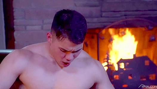 Steamy Firelit Fuck: Colton Austin Takes Raw Ready Cock By The Hearth – HotGayXXX