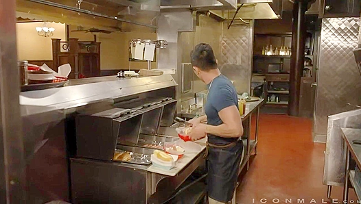 Dante Colles Raw Power Takes Over JKABs Tight Hole in Passionate Kitchen Threesome