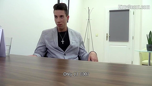 Flamboyant College Boy Takes Initiation Fuck on Office Desk – Dirty Scout 18+