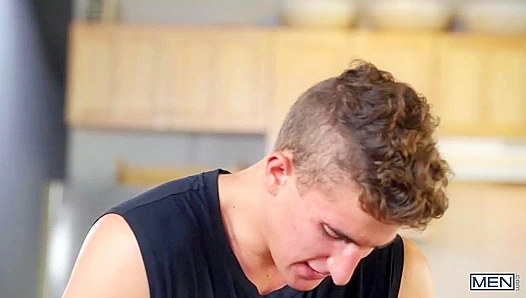 Kalebs First Time Going Bare: Zane Converts Him to Gay Sex