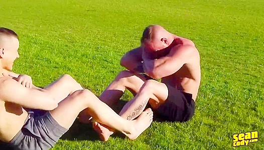 Brock Aydens Raw Rampage: He Takes SeanCodyX Hard Bodied, Bareback