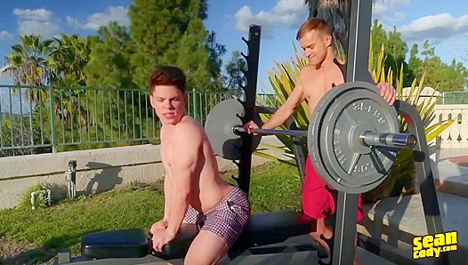 Ripped Teen Lovers Jaymus Riley Unleash Bareback Fury – GayXXX