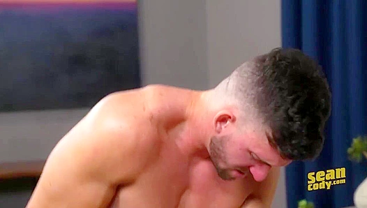 Joey Louis Swaps Deep Blowjob Slurps Explosive Cum Shots in Wild Gay XXX Orgy