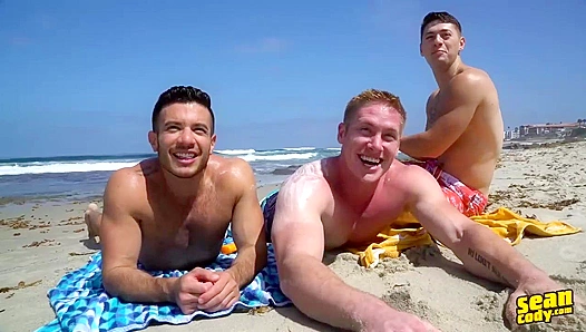 Steamy Bareback Threesome Frenzy: Lane Manny Jax Lose Control With Each Other – Hot Gay