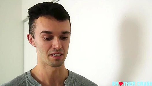 Forbidden Stepbrother Lust: Ethan Craves Williams Steamy Kisses Tight Hole