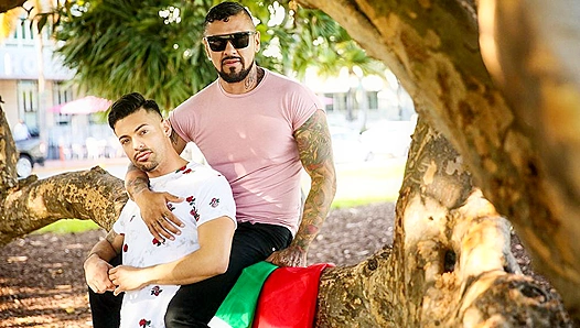 Boomer Banks Pounds Alexander Savages Hungry Latino Hole in Steamy Gay Sex