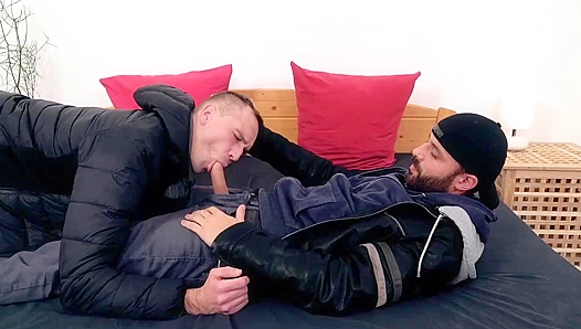 Steamy Thighs Wrap Around Him as Raw Anal Play Ignites - BromoUS