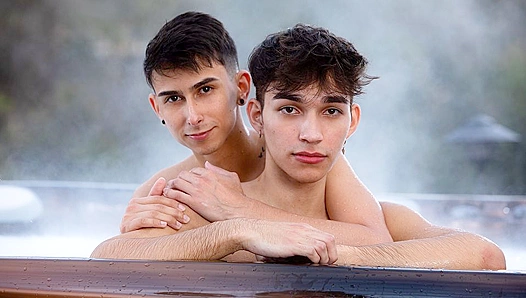 Steamy Backdoor Bash: Hot Neighbors Kai Locks Dylan Matthews Get Naughty