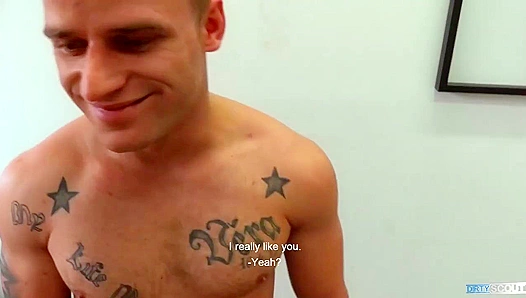 Tattooed Beefcakes Tight Hole Gets Stretched Wide By Insatiable Cock – DirtyScout