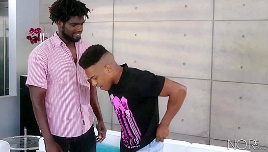 Adrian Hart Devin Trezs Intense Anal Threesome: Deepthroating Pounded Raw