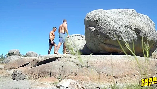Jackson Mannys Steamy Showdown: Ripped Bodies Collide in Lustful Bedroom Brawl on SeanCody