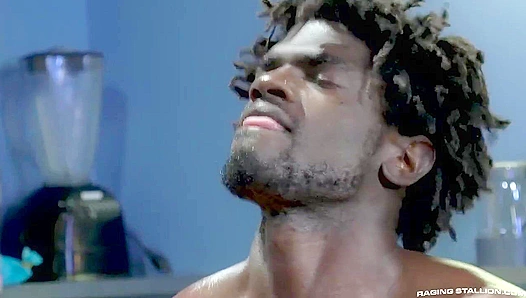 Passionate Heat Ignites Between Beaux, Devin and Trez in Sizzling Kitchen Threesome -