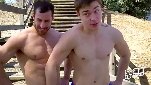 Raw Passion Ignites as Ginos Lust Explodes into a Fierce Anal Threeway Climax – Sean Cody