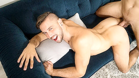 Dantes Tattooed Thighs Power Through Shanes Tight Hole - Gay Anal Rodeo