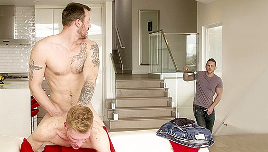 Steamy Stepbrother Threesome: Roman and Marks Forbidden Pleasures Unleashed – 18+