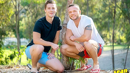 Muscular Sean Dominates Cute Twink Robbie in Raw, Animalistic Fuck Session – SeanCody