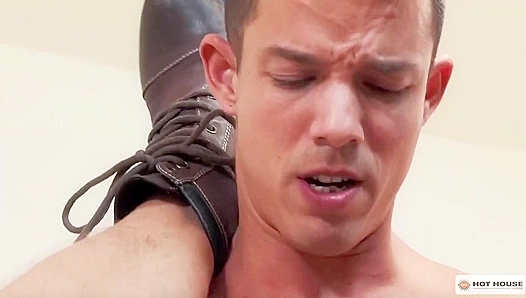 Searing Bareback Orgy: Nic Sahara, Dalton Rileys Greenhouse Rendezvous