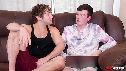Russian Stallion Tamed: Hunters Ferocious Domination Leaves Calvin Overwhelmed with Lust