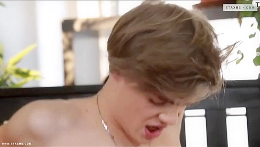Noah Surrenders to Dual Invasion as Gabriel Jace Pounds Him Mercilessly in Slick