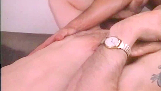Steamy Rendezvous: Beefy Retro Studs Pounding Load Fills Tight Hole in Scorching Anal