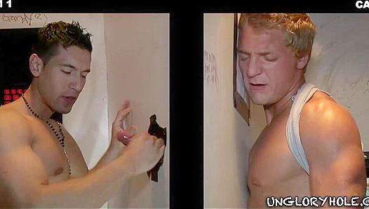 Thirsty for Glory Hole Thrills: Alexander Craves Gavins Hung Massive - TinyGays 18+