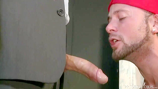 Marxel Rioss Tattooed Pout Envelopes Austin Chandlers Massive Shaft in a Sizzling Oral