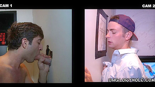 Matthew Singer Dominates Michael Dora In Raw, Hungry Blowjob Scene