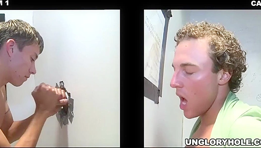 Angelos Hungry Hole-Sucking Frenzy: Justins Pungent Dick Gets Devoured at the Wild Glory