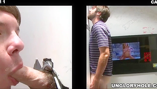 Jordan Pierces Seductive Whisper Draws Kyle Into Intense Glory Hole Frenzy - Full