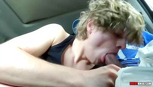 Morning Glory: Colby Knoxs Face Fucks Hung Robin Moore in Sizzling Blowjob
