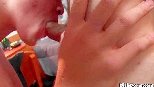 Frat Bros Let Loose: Dereks Steamy Game Night Spirals into Intense Oral - DickDorm 18+