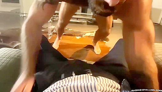 Vince Parkers Pleasure Peaks as Jake Nicolas Steamy Dance Ends in a Sizzling Blowjob