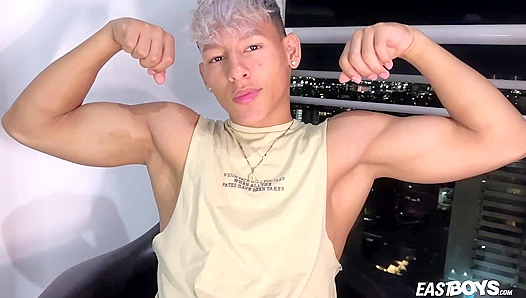 Oiled Up Nathen Craves Blistering Orgasms as EastBoys Seduce Him Deep