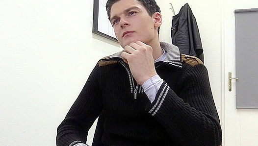 Horny Studs Steamy Audition: Cumming Hard During Sizzling Blowjob Scene