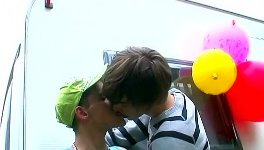 Mate Swap Orgy Delight: Alex Stevens Savoring Two Hung Men in a Deep Throat Frenzy –