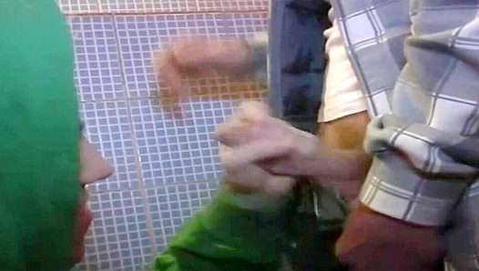 Marcos Hungry Mouth Devours Robins Thick Dick in Scorching Public Bathroom Thrill – GayXXX