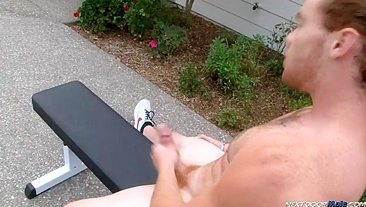 Rugged Hunk James Jamesson Goes Wild with Sexy Neighbors – Outdoor Steamy Gay Sex
