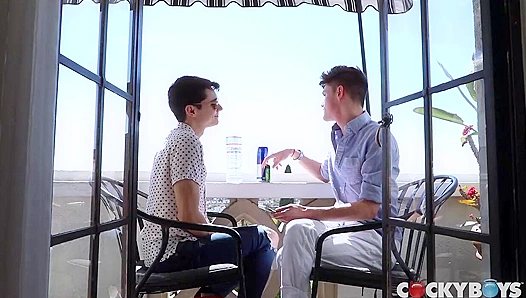 Blake Avery: Handsome Teens Caress Stroke Their Thick Erections
