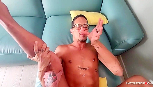 Horny Amateur Takes Rays Massive Dick Deep Down – GayAmateurX 18+