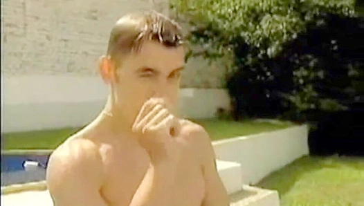 Horny Solitary Session: Ripped Hunk Frantically Flogs Massive Shaft to Bliss – BoyzParty