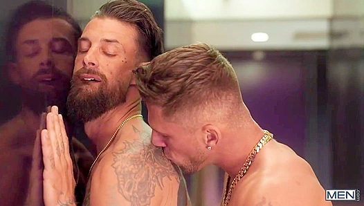 Alpha Wolfe Dominates Roman Todd, Relishing the Feel of Massive Cock Underneath Him