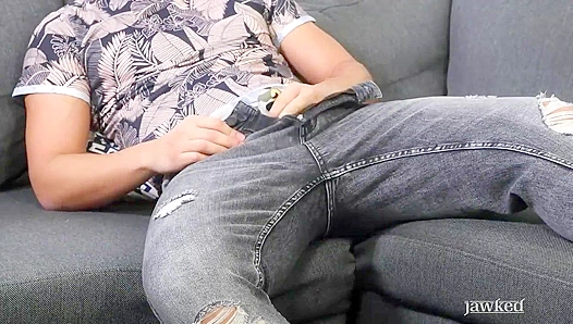 Axels Sultry Self-Love: Moans Escalate as Handsy Fingers Work Over His Rock Hard Cock –