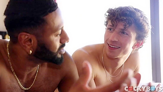 Steamy Threesome: Braxton, Cruz, Greyson Myles Engulfed in Sizzling Raw Gay Sex – TinyGays