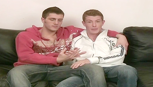 Lucas Marshall Pounds Aiden Bonini In Raw, Animalistic GayXXX Threesome