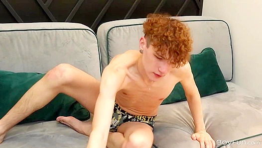Adams Intense Fleshlight Thrusts Leave Him Overwhelmed with Orgasmic Bliss