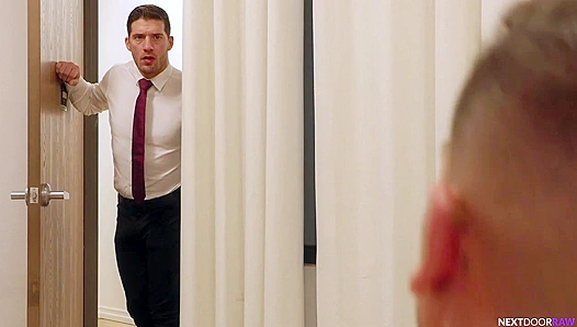 Steamy Bedroom Encounter: Neighbors Ty Damian Get Down to Business Next Door