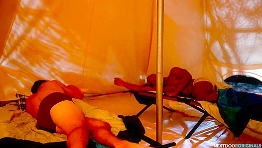 Campfire Flames Ignite Lust Among Three Young Neighbors – Jayden, Marcus Liams Intense