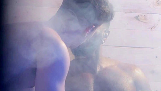 Sweaty Sauna Seduction: Braxton Mavericks Steamy Fuck Session – GayPornVault 18+