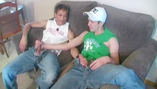 Steamy Teen Threesome Unleashed: Sebastian, Ricky Go Wild at Boys Raunchy Party